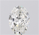 Natural Diamond 1.00 Carats, Oval with  Cut, I Color, SI2 Clarity and Certified by GIA