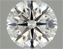 Diamante Natural 0.42 quilates, Redondo , Color F, claridad IF y certificado GIA