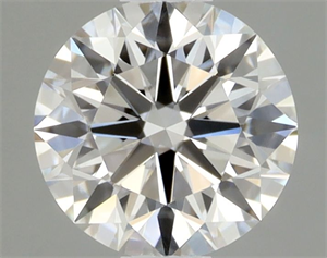 Foto Diamante Natural 0.42 quilates, Redondo , Color F, claridad IF y certificado GIA de