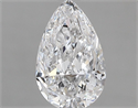 Natural Diamond 0.70 Carats, Pear with  Cut, D Color, VS2 Clarity and Certified by GIA