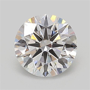 Picture of Lab Grown Diamond 1.05 Carats, Round with Ideal Cut, D Color, VVS2 Clarity and Certified by IGI