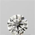 Diamante Natural 0.40 quilates, Redondo , Color H, claridad SI1 y certificado IGI