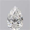 Natural Diamond 0.51 Carats, Pear with  Cut, F Color, VS1 Clarity and Certified by GIA