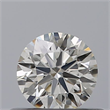 Natural Diamond 0.40 Carats, Round with Excellent Cut, H Color, VS2 Clarity and Certified by GIA