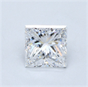 Natural Diamond 2.02 Carats, Princess with  Cut, D Color, VS2 Clarity and Certified by GIA