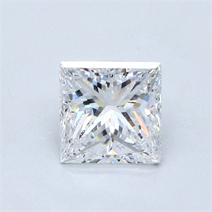 Picture of Natural Diamond 2.02 Carats, Princess with  Cut, D Color, VS2 Clarity and Certified by GIA