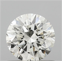 Natural Diamond 0.74 Carats, Round with Very Good Cut, I Color, SI2 Clarity and Certified by IGI