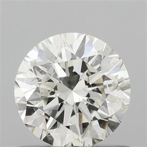 Picture of Natural Diamond 0.74 Carats, Round with Very Good Cut, I Color, SI2 Clarity and Certified by IGI