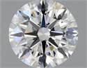 Natural Diamond 0.69 Carats, Round with Excellent Cut, D Color, VVS1 Clarity and Certified by GIA