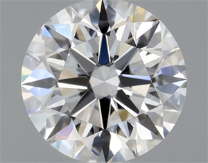 Picture of Natural Diamond 0.69 Carats, Round with Excellent Cut, D Color, VVS1 Clarity and Certified by GIA