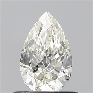 Picture of Natural Diamond 0.62 Carats, Pear with  Cut, J Color, VS1 Clarity and Certified by GIA