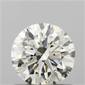 Natural Diamond 0.71 Carats, Round with Excellent Cut, J Color, VS2 Clarity and Certified by IGI