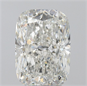 Natural Diamond 3.51 Carats, Cushion with  Cut, H Color, SI2 Clarity and Certified by GIA