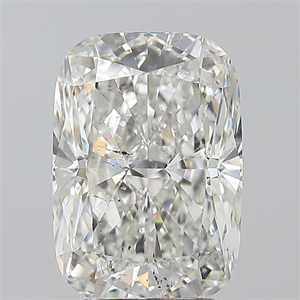 Picture of Natural Diamond 3.51 Carats, Cushion with  Cut, H Color, SI2 Clarity and Certified by GIA