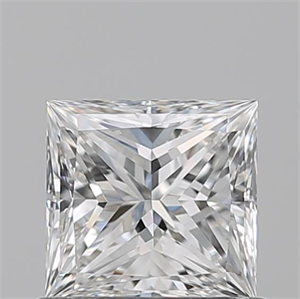 Picture of Natural Diamond 0.70 Carats, Princess with  Cut, E Color, VS1 Clarity and Certified by GIA