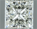 Natural Diamond 1.00 Carats, Princess with  Cut, I Color, IF Clarity and Certified by IGI