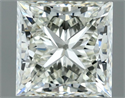 Natural Diamond 1.00 Carats, Princess with  Cut, I Color, IF Clarity and Certified by IGI