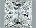 Natural Diamond 1.01 Carats, Princess with  Cut, H Color, VVS2 Clarity and Certified by IGI