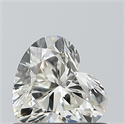 Natural Diamond 0.54 Carats, Heart with  Cut, J Color, VVS2 Clarity and Certified by GIA