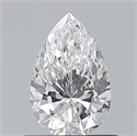 Natural Diamond 0.70 Carats, Pear with  Cut, D Color, VS2 Clarity and Certified by GIA