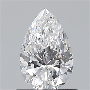 Picture of Natural Diamond 0.70 Carats, Pear with  Cut, D Color, VS2 Clarity and Certified by GIA