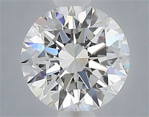 Picture of Lab Grown Diamond 1.03 Carats, Round with Excellent Cut, E Color, VVS2 Clarity and Certified by IGI