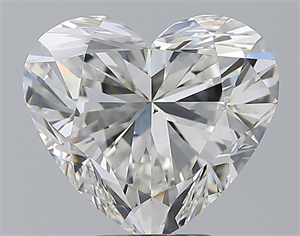 Picture of Natural Diamond 5.01 Carats, Heart with  Cut, I Color, VS2 Clarity and Certified by GIA