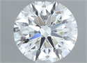 Natural Diamond 0.41 Carats, Round with Excellent Cut, J Color, VVS1 Clarity and Certified by GIA