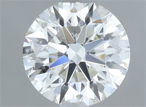Picture of Natural Diamond 0.41 Carats, Round with Excellent Cut, J Color, VVS1 Clarity and Certified by GIA