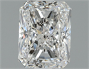 Natural Diamond 1.02 Carats, Radiant with  Cut, E Color, SI2 Clarity and Certified by HRD