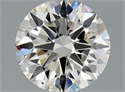 Natural Diamond 0.90 Carats, Round with Excellent Cut, H Color, SI1 Clarity and Certified by GIA