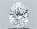 Diamante Natural 0.70 quilates, Ovalado , Color E, claridad SI1 y certificado GIA