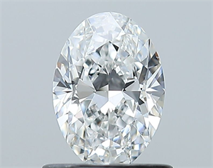 Foto Diamante Natural 0.70 quilates, Ovalado , Color E, claridad SI1 y certificado GIA de