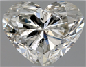 Natural Diamond 1.00 Carats, Heart with  Cut, G Color, SI2 Clarity and Certified by HRD