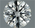 Natural Diamond 0.81 Carats, Round with Excellent Cut, J Color, VVS1 Clarity and Certified by IGI