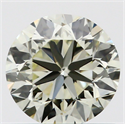 Natural Diamond 0.71 Carats, Round with Very Good Cut, L Color, VVS2 Clarity and Certified by IGI