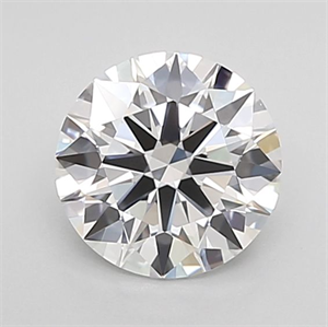 Picture of Lab Grown Diamond 1.03 Carats, Round with Ideal Cut, D Color, VVS2 Clarity and Certified by IGI