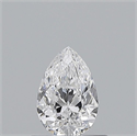 Natural Diamond 0.51 Carats, Pear with  Cut, D Color, VS1 Clarity and Certified by GIA