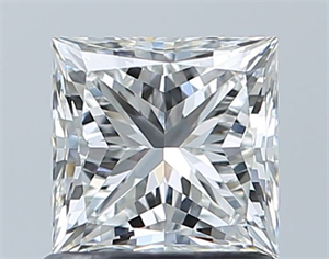 Picture of Natural Diamond 1.01 Carats, Princess with  Cut, G Color, VVS2 Clarity and Certified by GIA