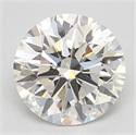Natural Diamond 0.61 Carats, Round with Excellent Cut, J Color, SI1 Clarity and Certified by GIA