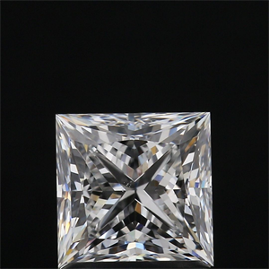 Foto Diamante Natural 1.54 quilates, Princesa , Color E, claridad VS2 y certificado GIA de