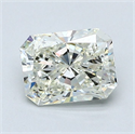 Natural Diamond 1.20 Carats, Radiant with  Cut, K Color, VS2 Clarity and Certified by GIA