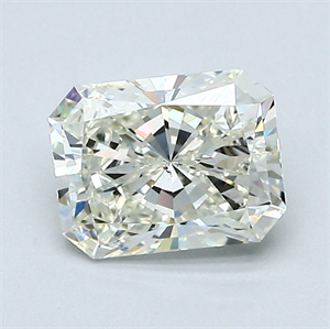 Picture of Natural Diamond 1.20 Carats, Radiant with  Cut, K Color, VS2 Clarity and Certified by GIA