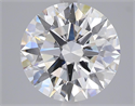 Lab Grown Diamond 5.03 Carats, Round with Ideal Cut, F Color, VVS1 Clarity and Certified by IGI