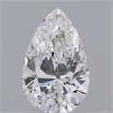 Diamante Natural 0.90 quilates, De pera , Color D, claridad SI1 y certificado GIA