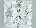 Natural Diamond 8.02 Carats, Princess with  Cut, J Color, IF Clarity and Certified by GIA