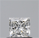 Diamante Natural 0.50 quilates, Princesa , Color H, claridad VVS2 y certificado GIA