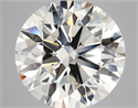 Lab Grown Diamond 5.50 Carats, Round with Ideal Cut, H Color, VS1 Clarity and Certified by IGI