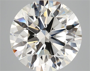 Picture of Lab Grown Diamond 5.50 Carats, Round with Ideal Cut, H Color, VS1 Clarity and Certified by IGI