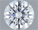 Lab Grown Diamond 1.06 Carats, Round with Ideal Cut, D Color, VVS2 Clarity and Certified by IGI